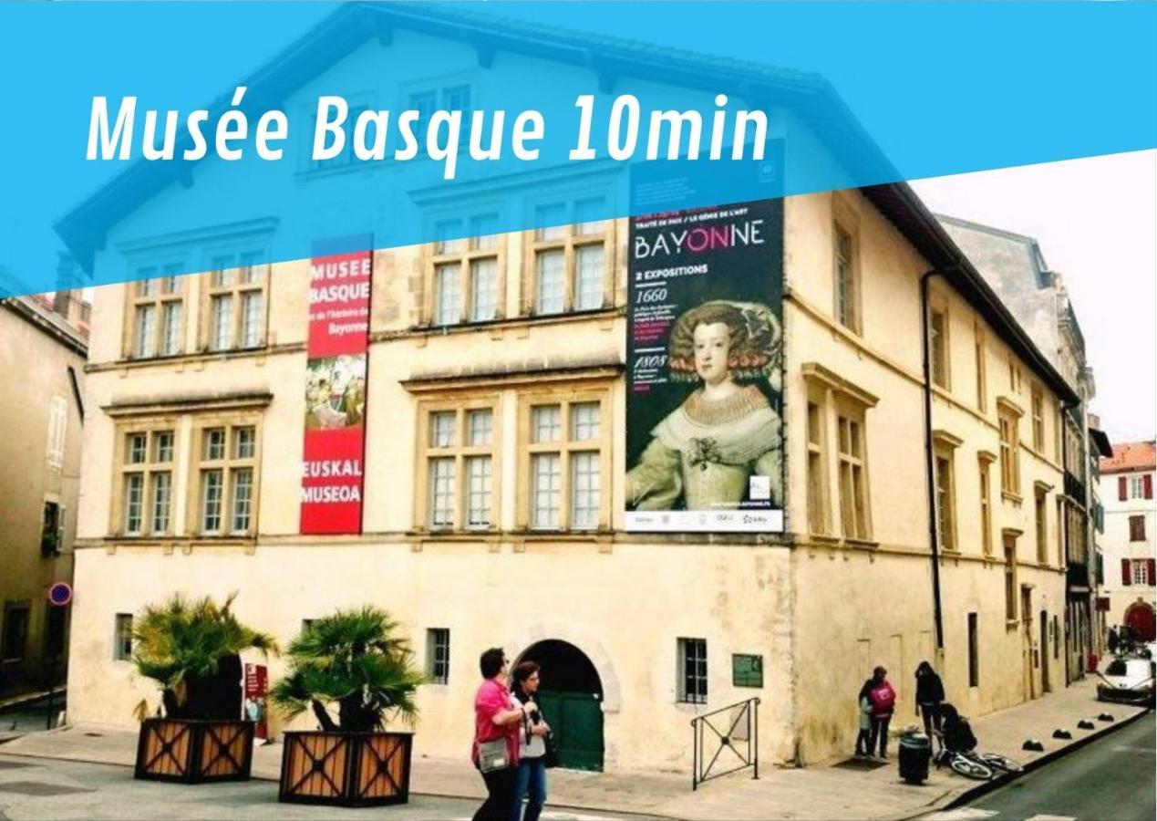바욘 Le Balcon De L'Adour, Parking, Vue 아파트 외부 사진
